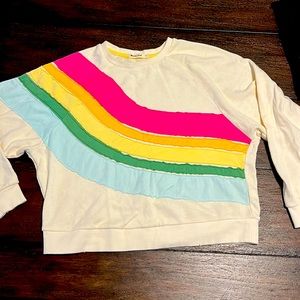 Marine Layer women’s rainbow cropped sweater